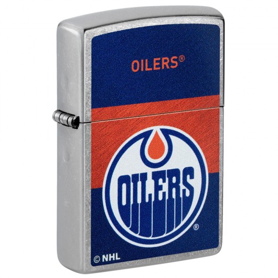 ZIPPO NHL WindProof Street Chrome (Custom) EDMONTON OILERS (39881)