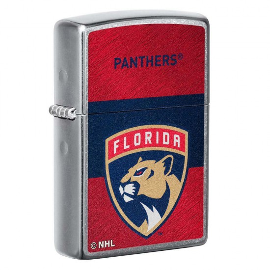 ZIPPO NHL WindProof Street Chrome (Custom) FLORIDA PANTHERS (39898)