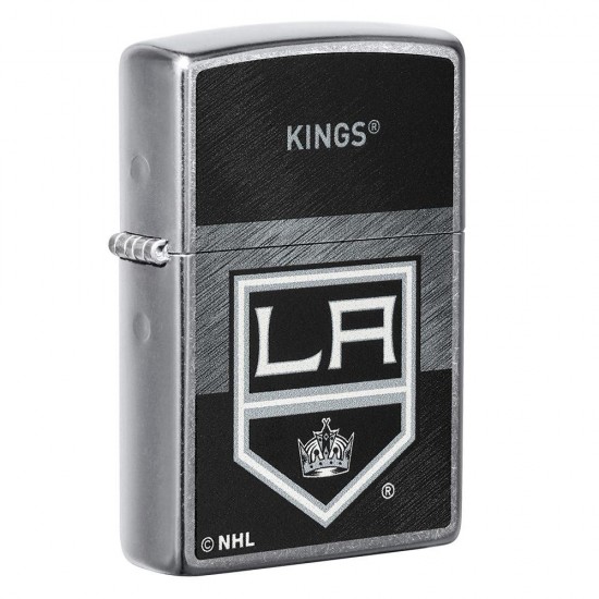 ZIPPO NHL WindProof Street Chrome (Custom) LOS ANGELES KINGS (39904)