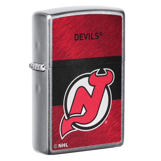 ZIPPO NHL WindProof Street Chrome (Custom) NEW JERSEY DEVILS (39935)