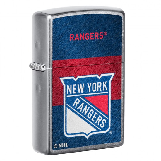 ZIPPO NHL WindProof Street Chrome (Custom) NEW YORK RANGERS (39959)