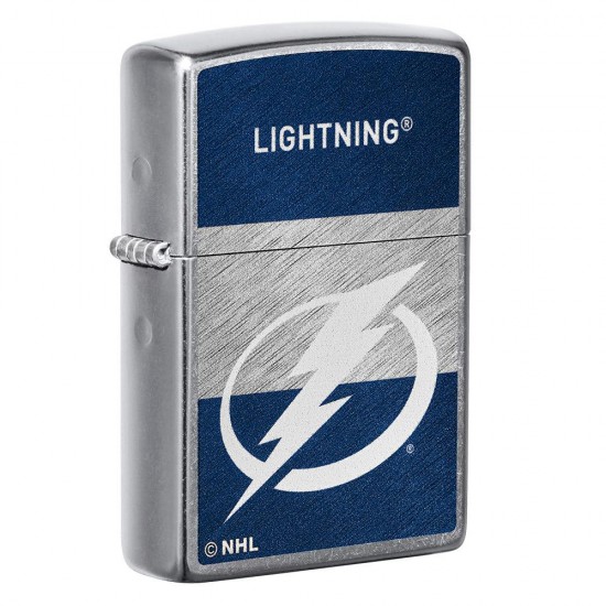 ZIPPO NHL WindProof Street Chrome (Custom) TAMPA BAY LIGHTNING (40023)