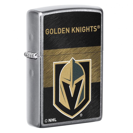 ZIPPO NHL WindProof Street Chrome (Custom) VEGAS GOLDEN KNIGHTS (40054)