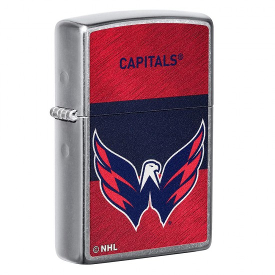 ZIPPO NHL WindProof Street Chrome (Custom) WASHINGTON CAPITALS (40061)