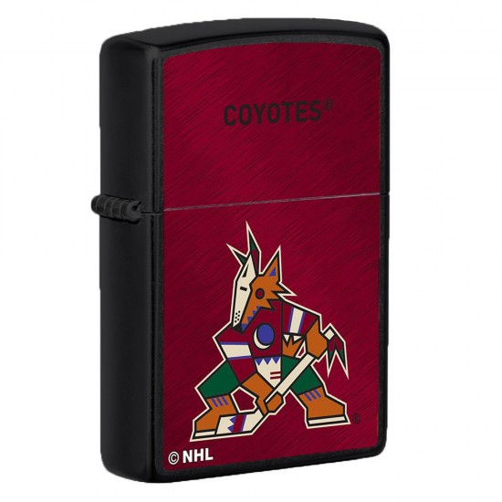 ZIPPO NHL WindProof Black Matte (Custom) ARIZONA COYOTES (42091)