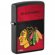 ZIPPO NHL WindProof Black Matte CHICAGO BLACKHAWKS (42138)