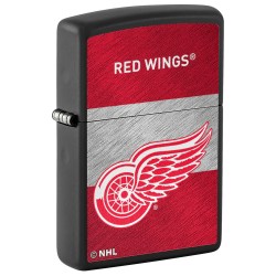 ZIPPO NHL WindProof Black Matte DETROIT RED WINGS (42176)