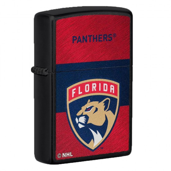 ZIPPO NHL WindProof Black Matte (Custom) FLORIDA PANTHERS (42190)