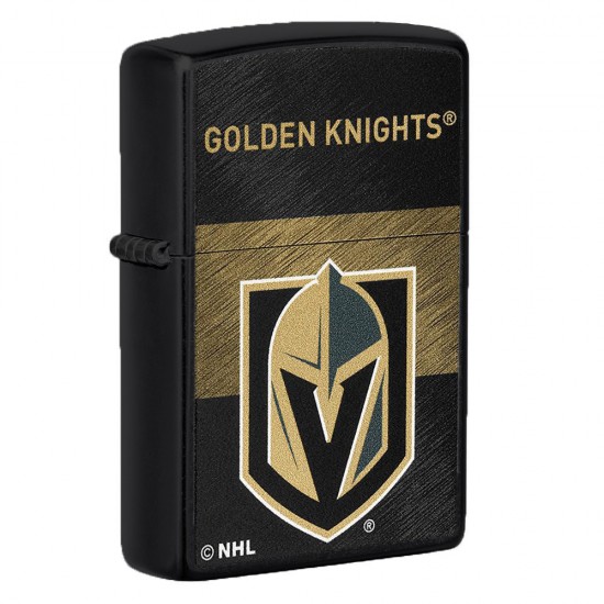 ZIPPO NHL WindProof Black Matte (Custom) VEGAS GOLDEN KNIGHTS (42350)