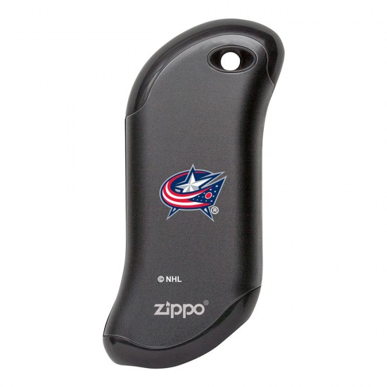 ZIPPO NHL Heat Bank 9s Black (Custom) COLUMBUS BLUE JACKETS (44286)