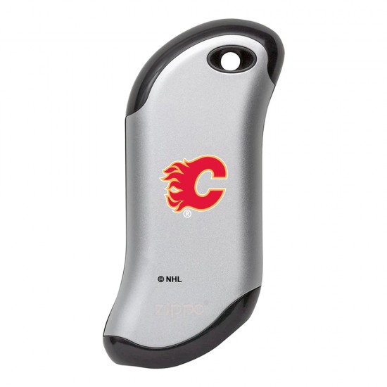 ZIPPO NHL HeatBank 9s Silver CALGARY FLAMES (44569)