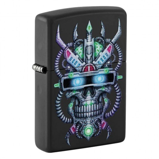 ZIPPO CYBER SKULL DESIGN (48516)