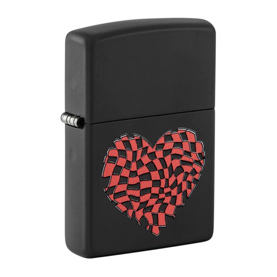 ZIPPO CHECKERED HEART (48719)