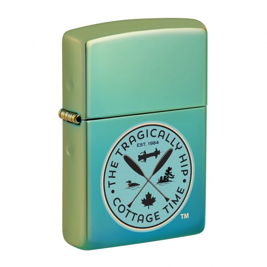 ZIPPO TRAGICALLY HIP COTTAGE TIME POLISHED TEAL (49191-109020)