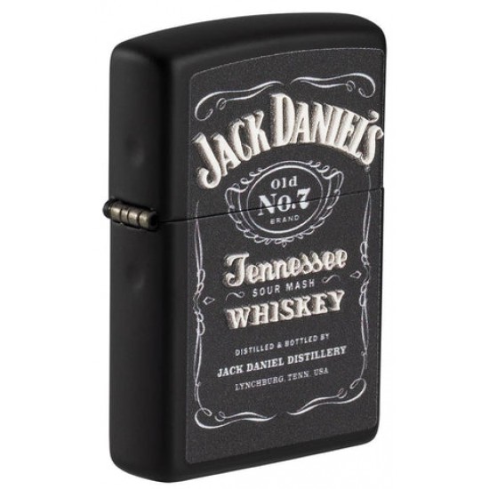 ZIPPO #49281 Jack Daniel's Black Matte