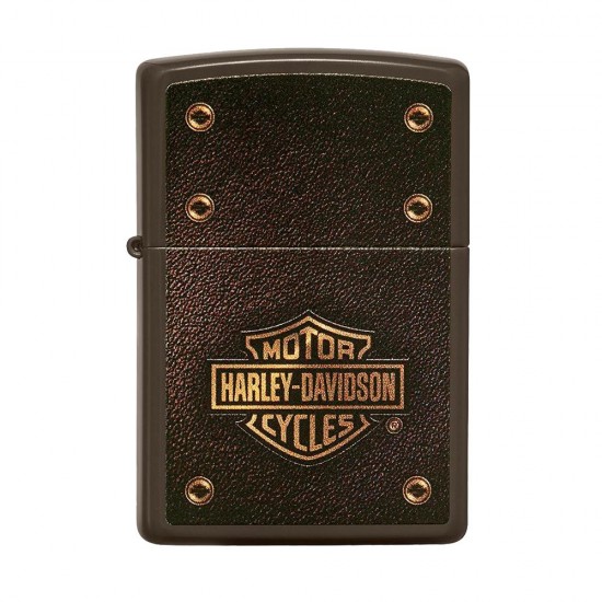 ZIPPO #49466 Harley Davidson Brown
