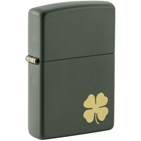 ZIPPO FOUR LEAF CLOVER DESIGN ( 49796 )