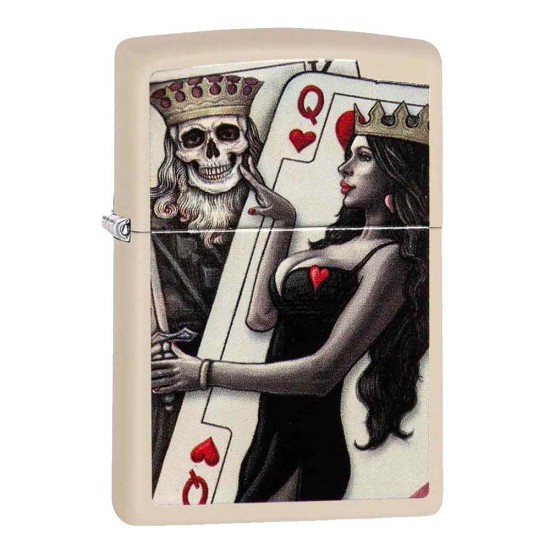 ZIPPO Skull King Queen Beauty Design ( 49942 )