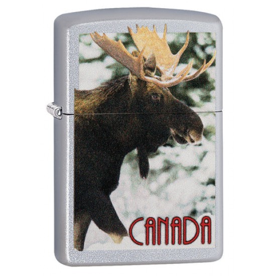 ZIPPO #91908 Canada Goose Satin Chrome