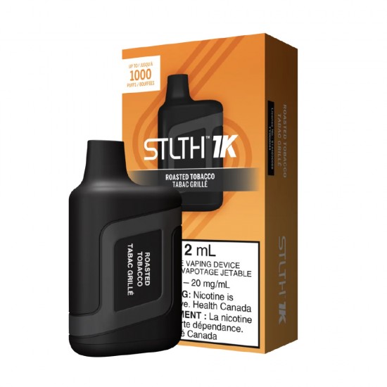 STLTH Dispositif de vapotage jetable 1K - Tabac Grillé 20 mg/mL, 2 mL