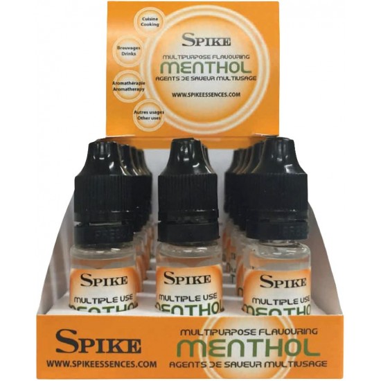 Spike Menthol -  Présentoir 15 un. Menthol - 0mg - 10ml