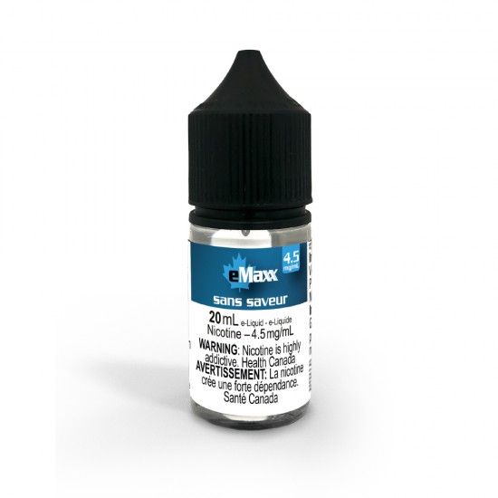 EMAXX - E-Liquide - Sans Saveur - Nicotine 4.5mg/ml - 20ml