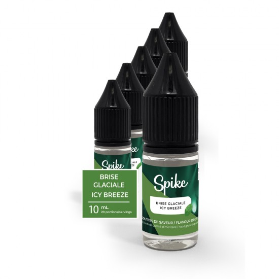 Spike Gouttes de Saveur - Brise Glaciale - 10ml, boîte/5