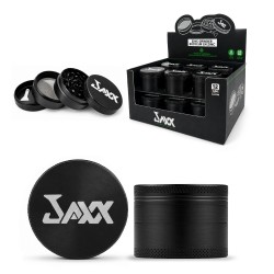 JAXX - Broyeur 4 pièces Zinc - Noir - 55MM