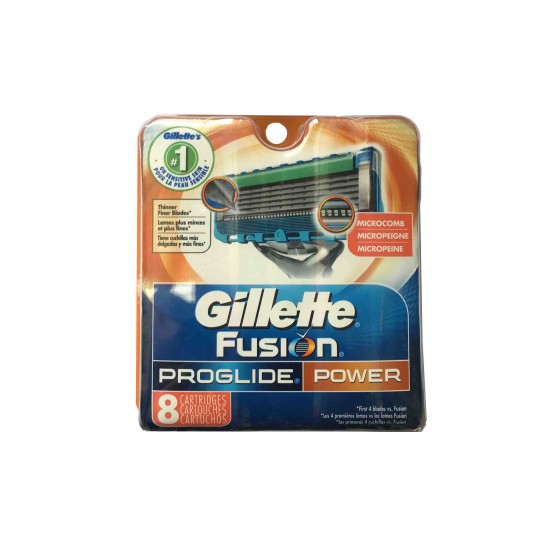 Gillette FUSION PROGLIDE POWER 8 LAMES