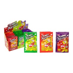 POWER POPPERS – Présentoir bonbons pétillants (5.5g) – 48 unités