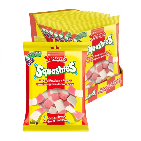 Squashies - Original (Framboise) 10X160G