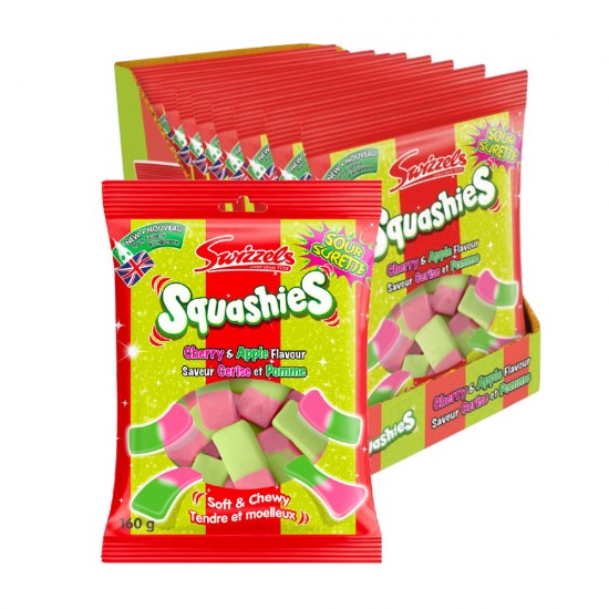 Squashies - Cerise & Pomme 10X160G