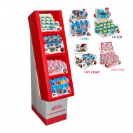 Prepack ZAINI 96 Œufs Surprises Chocolats au lait assortis (Présentoir de plancher inclus)