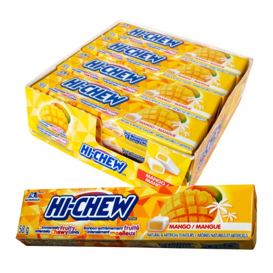 Bonbons moelleux Hi-Chew 12X58G - Mangue