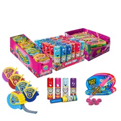 BAZOOKA – «BUNDLE» 3 présentoirs de bonbons variés – 60 unités