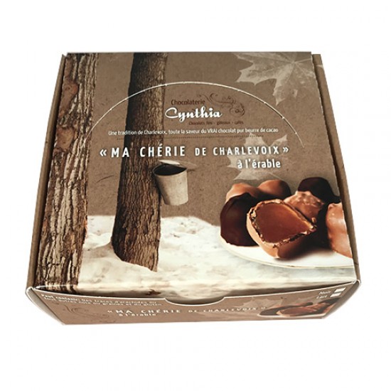 Chocolat «MA CHÉRIE DE CHARLEVOIX» - Érable (18X28g)