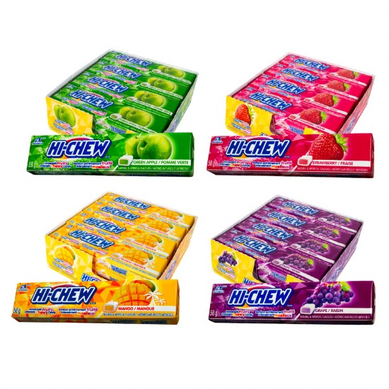 Bonbons moelleux Hi-Chew «BUNDLE» 4 Saveurs