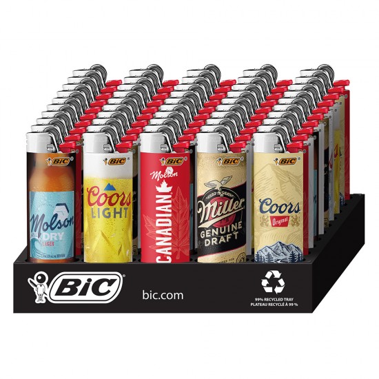 Briquets Bic Maxi – Bières Mixtes - 50's
