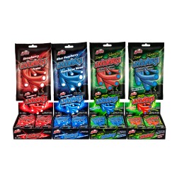 LIVEWIRES – Bonbons Câble à la crème – «BUNDLE» 4 saveurs assorties – 72 unités