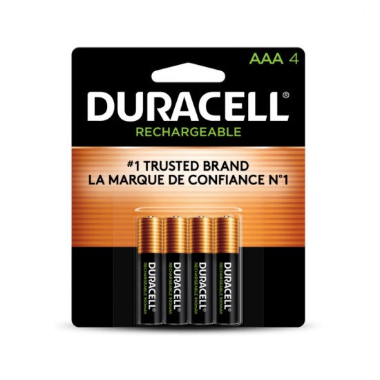 DURACELL Piles Rechargeables AAA4