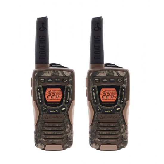 Cobra Radios bidirectionnelle CXT1035RFLT TTC Flottante IP67 60KM - Truetimber Strata