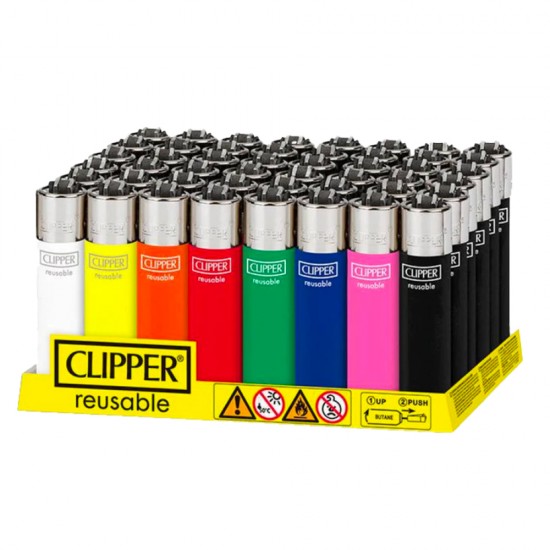 Clipper - 48 Briquets Classic - Couleurs solides Assort.