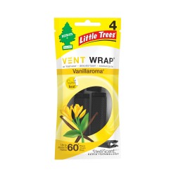 Little Trees - Vent Wrap Vanillaroma - PK4 Little Trees - Vent Wrap Vanillaroma - PK4