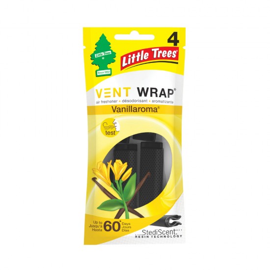 Little Trees - Vent Wrap Vanillaroma - PK4