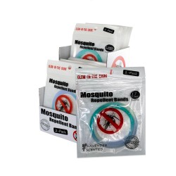 Présentoir Bracelets chasse-moustique - Glow in the Dark Présentoir Bracelets chasse-moustique - Glow in the Dark