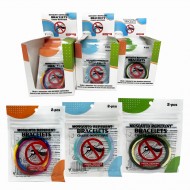 Présentoirs Bracelets chasse-moustique - Multicolor - Glow-In-The-Dark - Camouflage