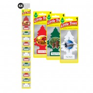Little Trees - 6X Présentoirs à accrocher X24 - Fragrances Hiver (144's)
