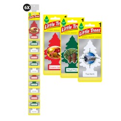 Little Trees - 6X Présentoirs à accrocher X24 - Fragrances Hiver (144's)
