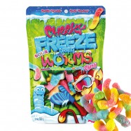 Cheeky Monkey -  Bonbons Lyophilisés - Vers de terre Surettes (56g)