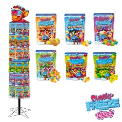 Cheeky Monkey -  Bonbons Lyophilisés 6 saveurs + Présentoir Plancher (144's)